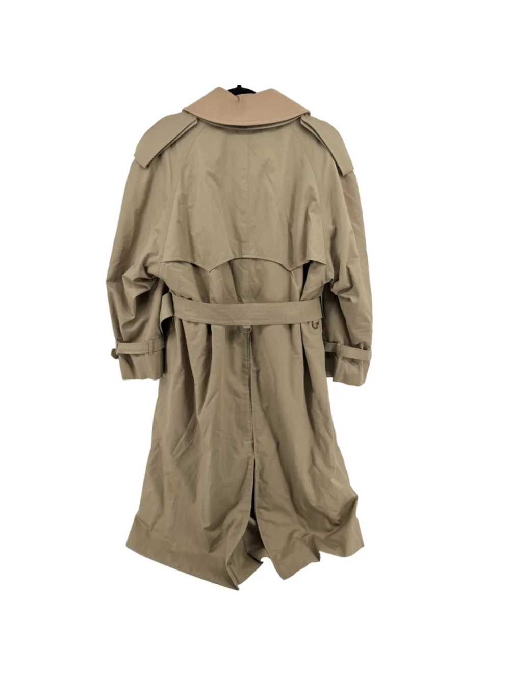 Vintage Aquascutum Trench Coat Mens 40R Beige Belted Removable Liners All Season